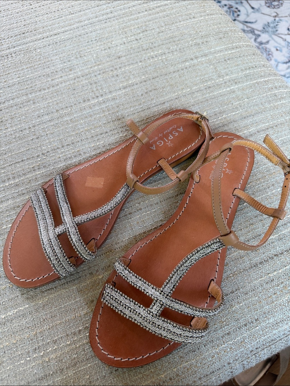 A.Spiga - New Leather Sandals - 10